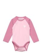 Hmlmini Raglan Body L/S Bee Pink Hummel