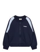 Hmlmini Loose Block Zip Jacket Navy Hummel