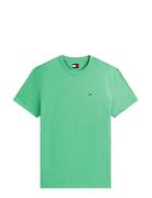 Tjm Reg Sflag Ss Tee Ext Green Tommy Jeans