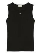 Sl Woven Label 2X2 Baby Rib Cuto Black Calvin Klein Jeans