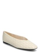 Square Ballerina Aop Lth Cream Calvin Klein