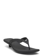 Flip Flop Kitten Heel Thong Tpu Black Calvin Klein