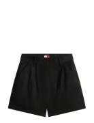 Tjw Claire Hr Pleated Shorts Black Tommy Jeans
