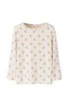 Nmflayo Sig Ls Slim Top Lil Cream Lil'Atelier