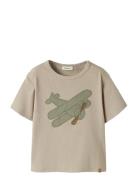 Nmmhalli His Ss Loose Top Lil Beige Lil'Atelier