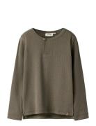Nmmlago Ls Slim Top Lil Khaki Lil'Atelier