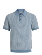 Jprblukingsley Knit Polo Ss Ln Blue Jack & J S