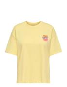 Onlbolette S/S Top Box Cc Jrs Yellow ONLY