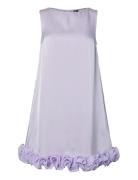 Pcbeja Sl Short Dress Wvn D2D Pp Purple Pieces