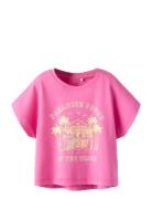 Nkfvilma Capsl Crop Top F1 Noos Pink Name It