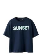 Nkfvonaya Ss Rlx Top Noos Navy Name It
