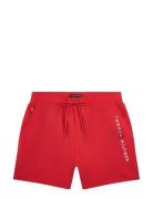 Medium Drawstring Zip Pocket Red Tommy Hilfiger