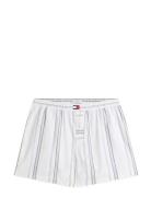 Poplin Stripe Shorts White Tommy Hilfiger