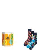 3-Pack Beer Glass Socks Gift Set Patterned Happy Socks