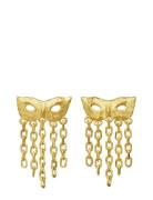 Celare Earrings Gold Maanesten