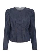 Kbdrew Blouse Navy Karen By Simonsen