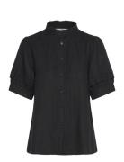 Sryindi Frill Shirt Black Soft Rebels
