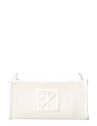 Emblem Mesh Convertible Pouch White Calvin Klein