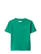 Chest Inst.logo Ss T-Shirt Green Calvin Klein