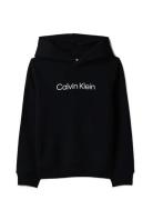 Inst. Logo Reg. Terry Hoodie Black Calvin Klein