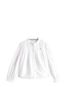Broderie Anglaise Shirt Ls White Tommy Hilfiger