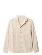 Gabaustin Reso Raw Ls Overshirt Beige Gabba