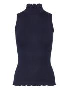 Rwbernadine Organic Sl Top Navy Rosemunde