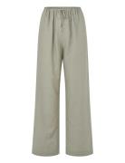 Rwesther Linen Long Trousers Khaki Rosemunde