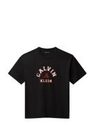 Varsity Graphic T-Shirt S/S Black Calvin Klein