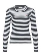 Chanett New Reg Rib Uspa W Tee Black U.S. Polo Assn.