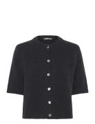 Kae Ss Knit Cardigan Grey Noella