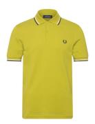 Twin Tipped Fp Shirt Yellow Fred Perry