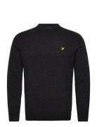 Lambswool Blend Crew Neck Jumper Grey Lyle & Scott