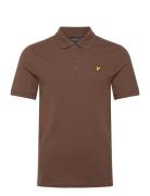 Plain Polo Shirt Brown Lyle & Scott