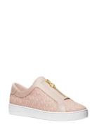 Keaton Zip Slip On Pink Michael Kors