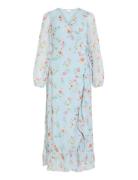 Viedee L/S Ankle Wrap Dress/Dc/Ka Blue Vila