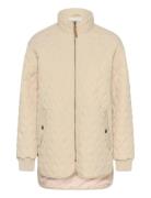 Kaleila Quilt Jacket Beige Kaffe