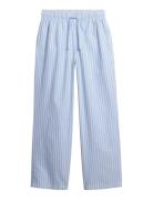 Cotton Stripe Elastic Trouser Blue Superdry