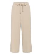 Kaphoebe Pants Cropped Beige Kaffe
