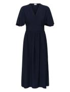 Kasirena Long Dress Navy Kaffe