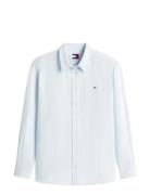 Tjw Rlx Linen Shirt Blue Tommy Jeans