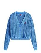 Tjw Boxy Gmd Cardigan Blue Tommy Jeans