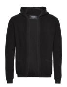 Knit Cardigan Black Denim Project