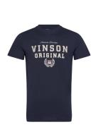 Raz Reg Cot Sj Vin M Tee Navy VINSON