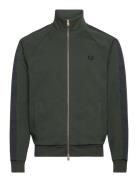 Dash Taped Track Jacket Green Fred Perry