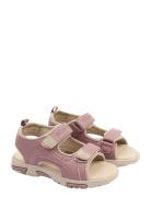 Sandal W Velcro Pink Mikk-line