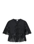 Yascornelia 2/4 Tie Top S. Noos Black YAS
