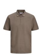 Jjeaustin Zip Polo Ss Noos Beige Jack & J S