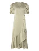 Sinda Dress Khaki A-View