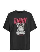 Onlvivvi S/S Lovely Top Jrs Black ONLY